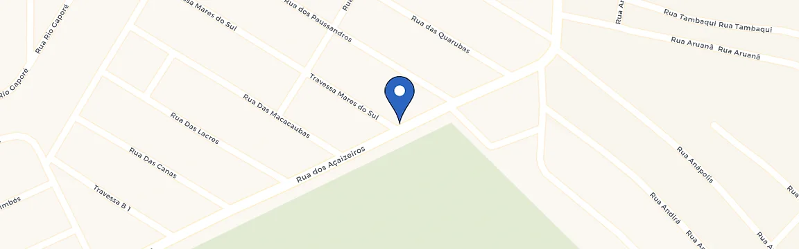 Mapa da estação Poraquê