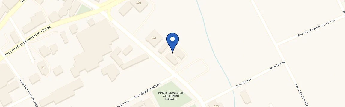Mapa com a localização da estação Posto Marechal