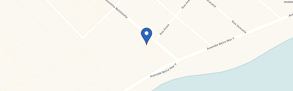 Mapa da estação Itapoá Port
