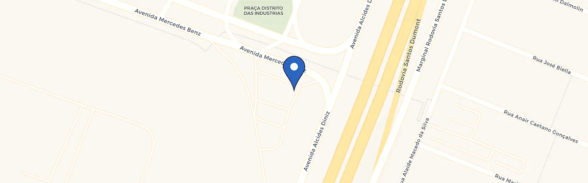 Mapa da estação Posto Ipiranga