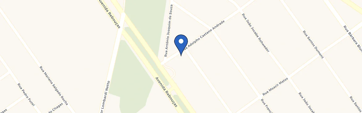 Mapa da estação Rebouças