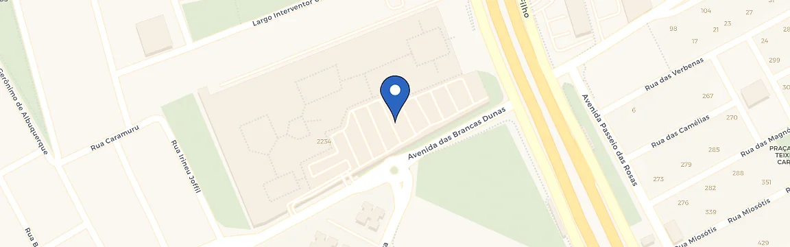 Mapa da estação Natal Shopping