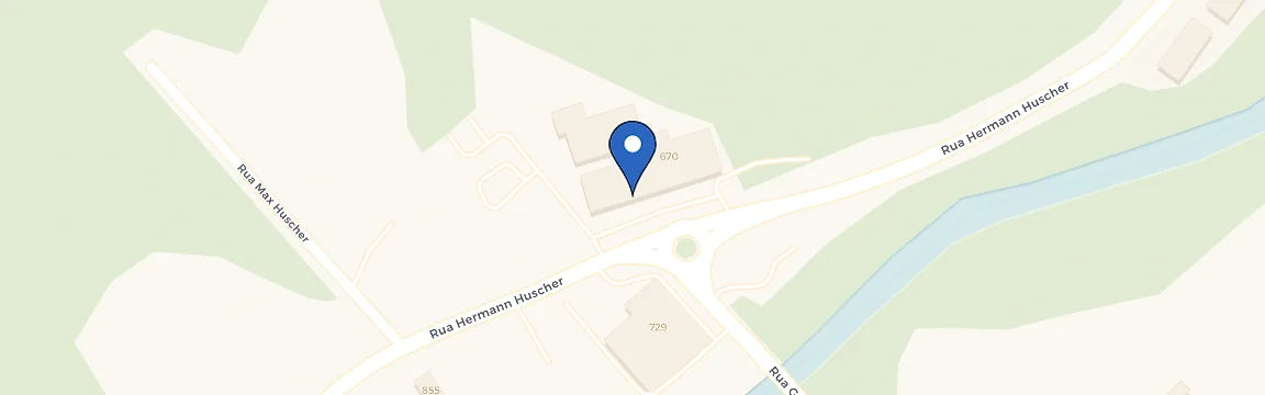 Mapa da estação Quality Hote Blumenau