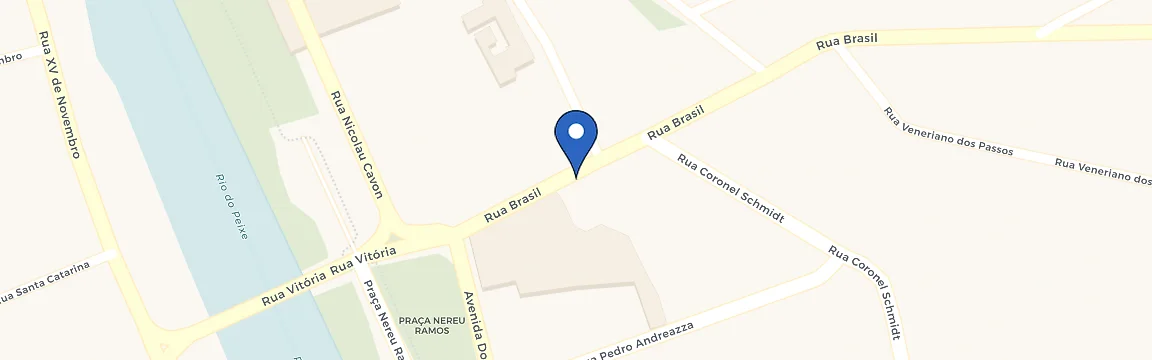 Mapa da estação Videira Shopping