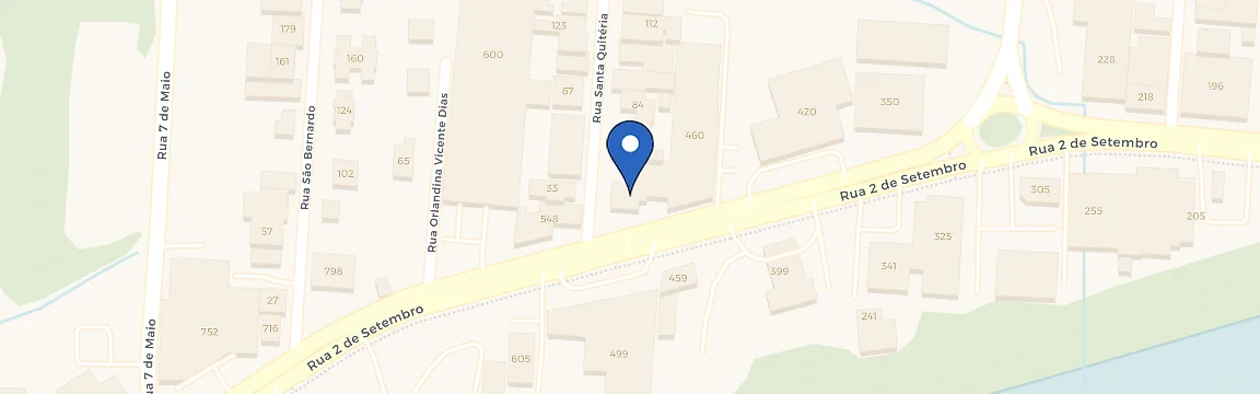 Mapa da estação Audi Center Blumenau