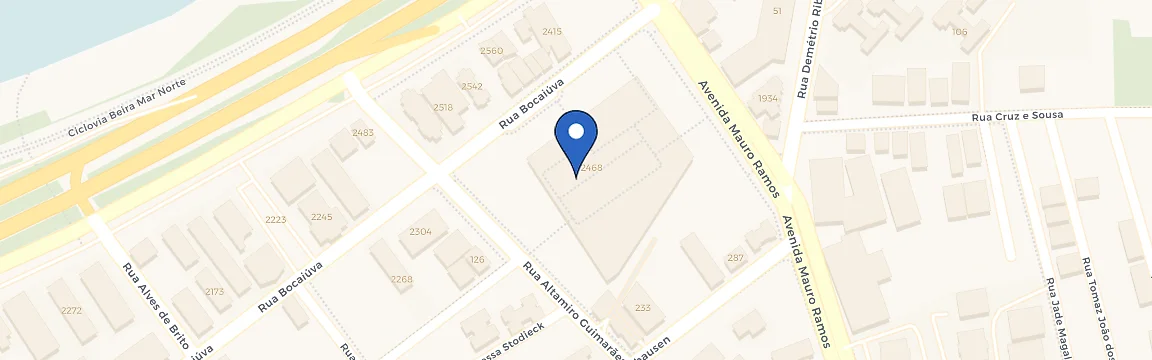 Mapa da estação Beiramar Shopping