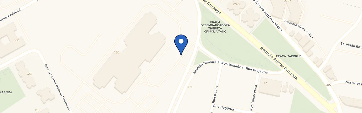 Mapa da estação Celesc