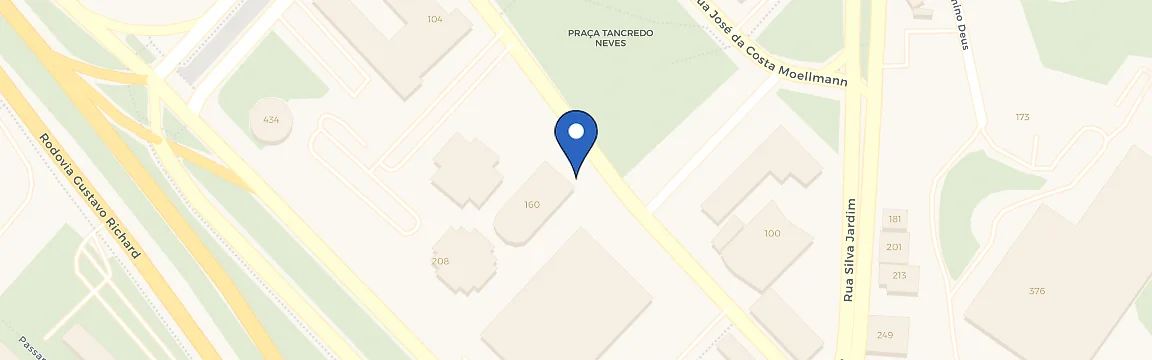 Mapa da estação Alesc