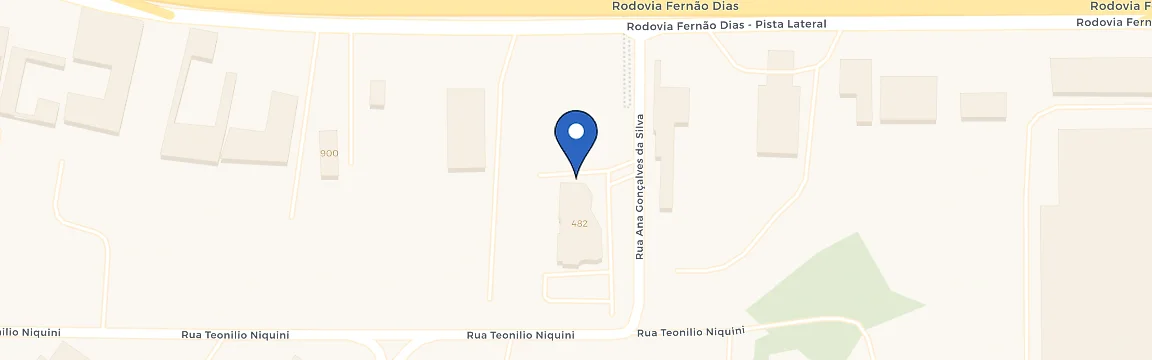 Mapa da estação Ibis Betim