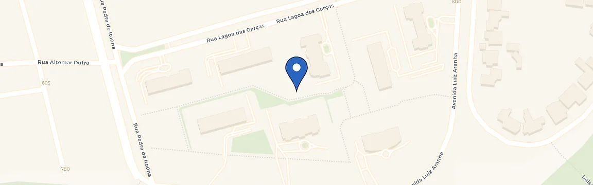 Mapa da estação Condominio Lagoa Azul