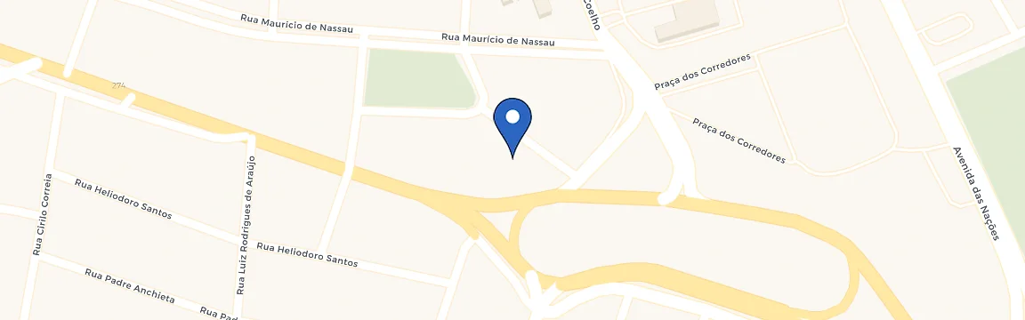 Mapa da estação Posto Delta