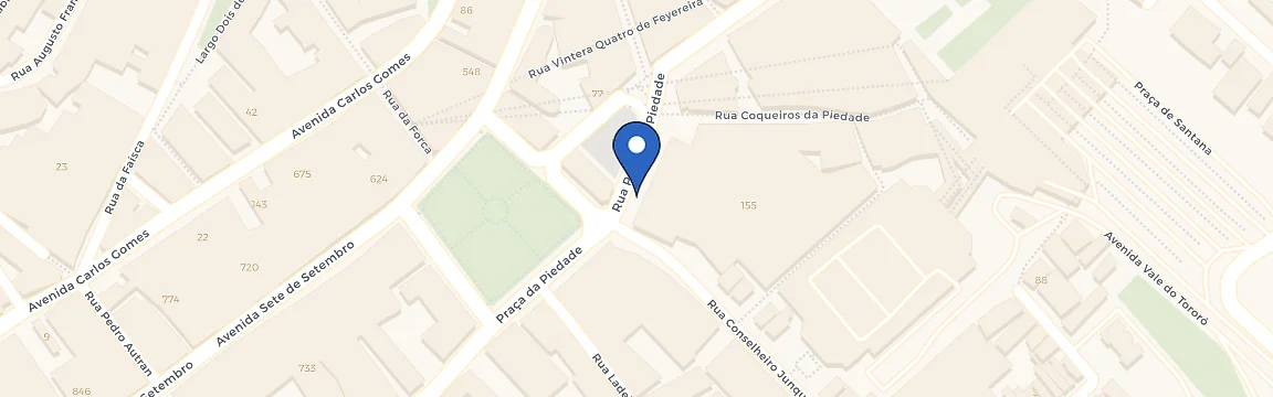 Mapa da estação Shopping Center Lapa Salvador