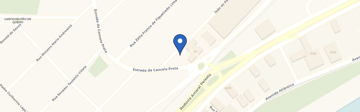 Mapa da estação POSTO Shell Cancela Preta