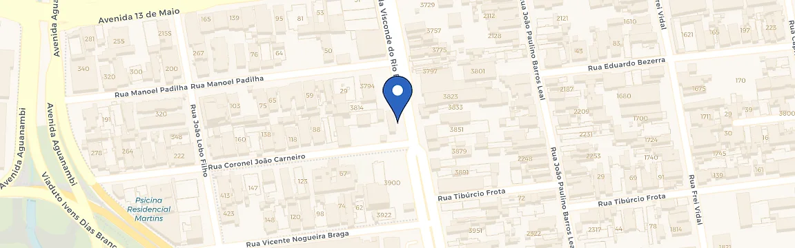 Mapa da estação Posto Mendes