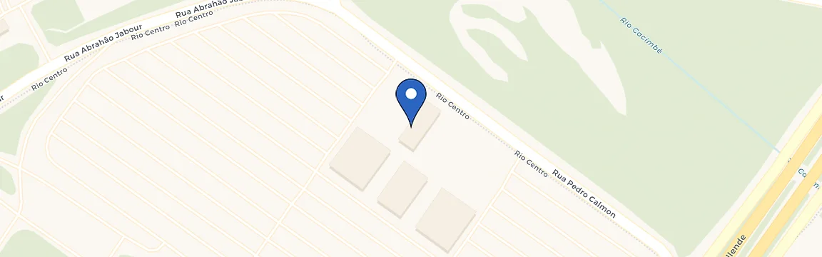 Mapa da estação Recar Riocentro