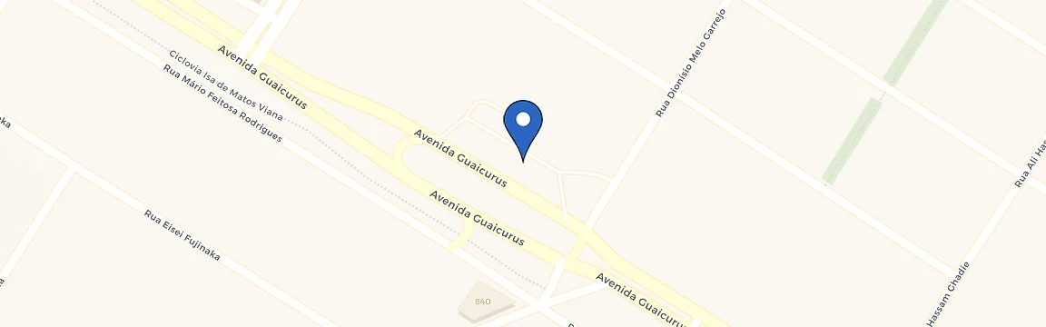 Mapa da estação Auto Posto Santo Antônio