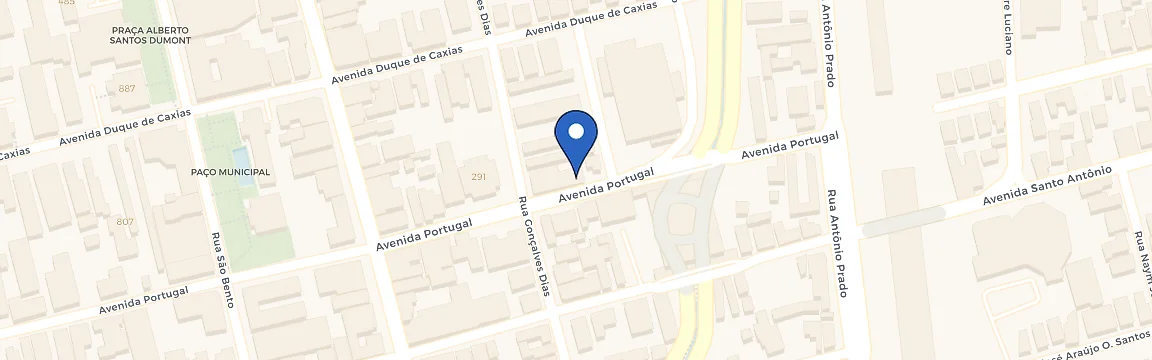 Mapa da estação Hotel Uirapuru Araraquara
