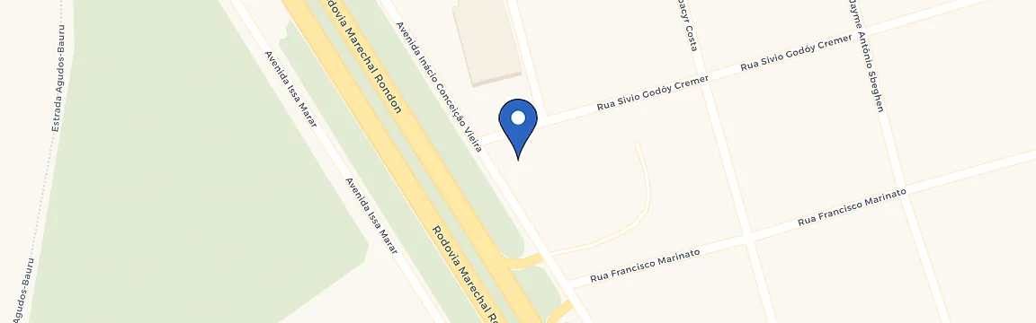 Mapa da estação GWM Caminho Bauru