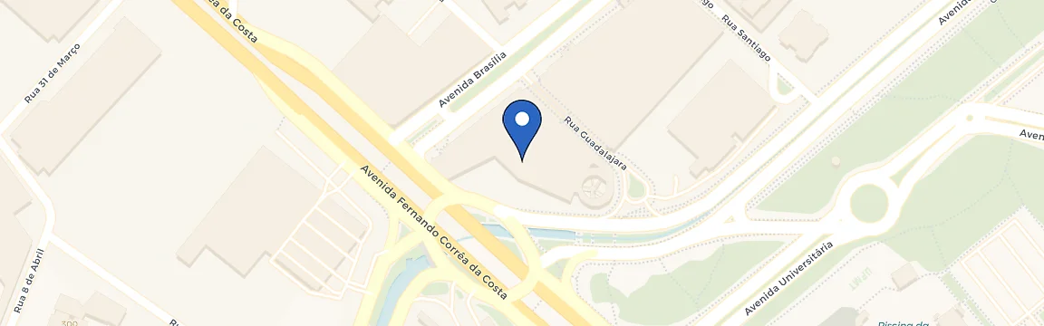 Mapa da estação Shopping 3 Américas