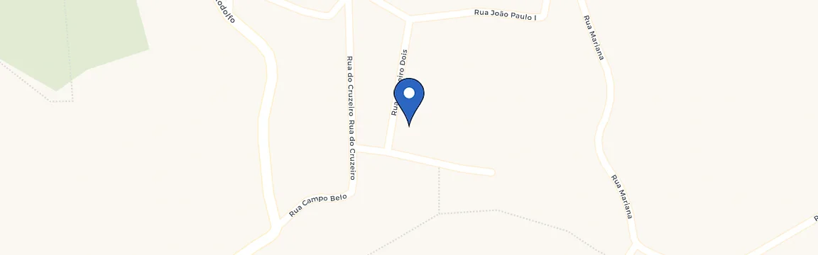 Mapa da estação Alto Cruzeiro
