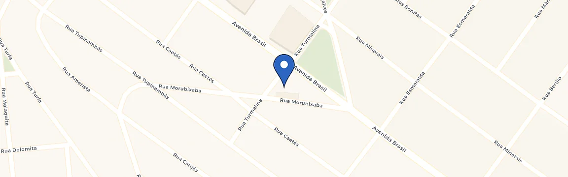 Mapa da estação ECV - Posto Rede Souza