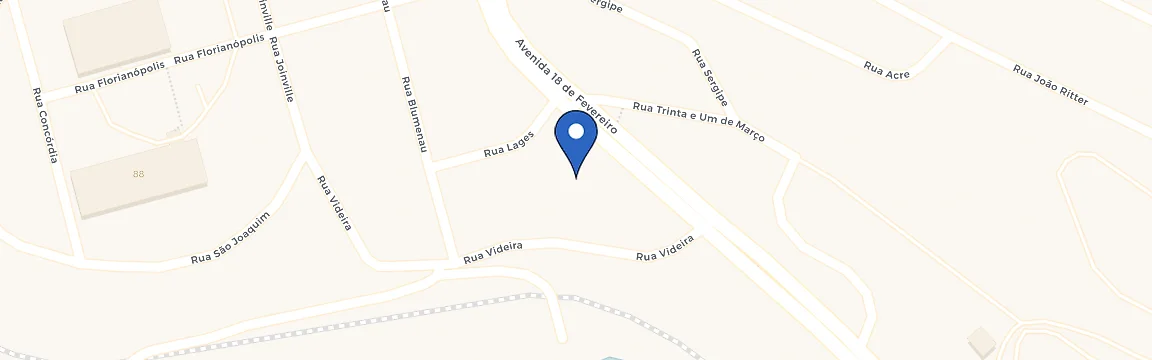 Mapa da estação Hotel Vila Germânica