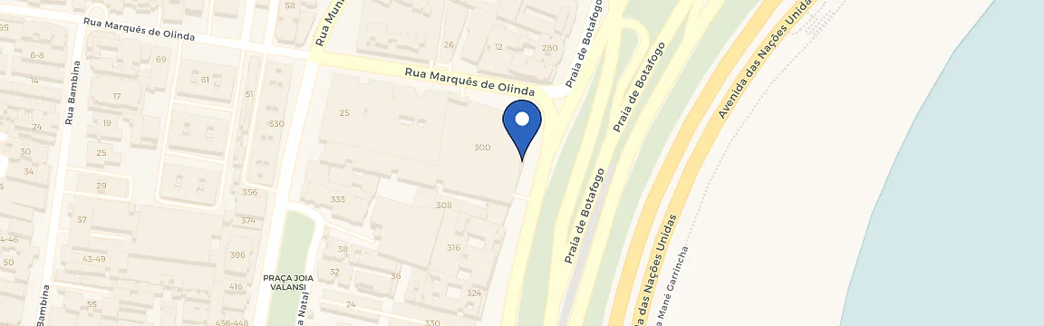 Mapa da estação Centro Empresarial Botafogo