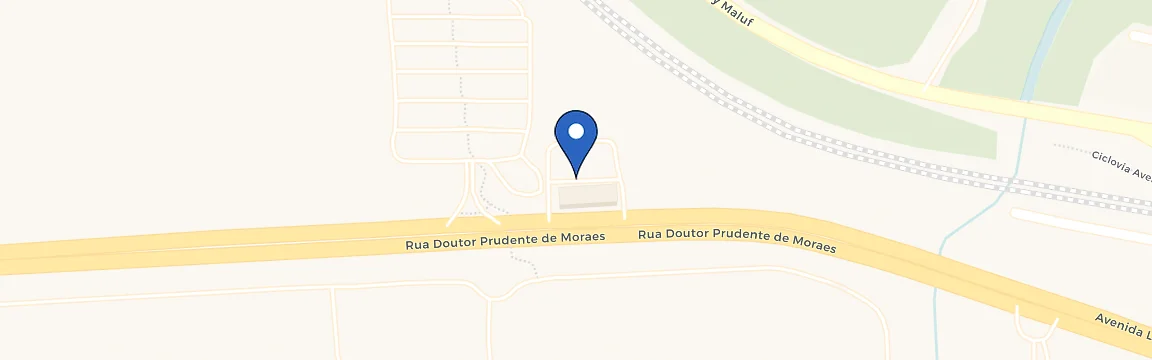Mapa da estação Hub Go Electric - Suzano