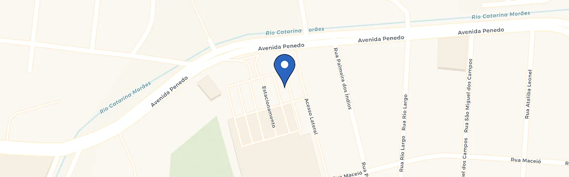 Mapa da estação ChargeOn - Atacadão São Vicente