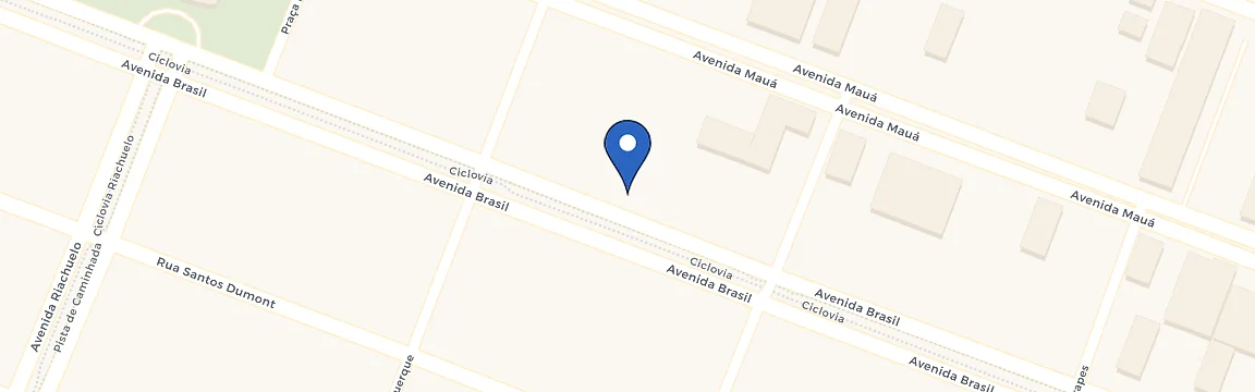 Mapa da estação Av Brasil