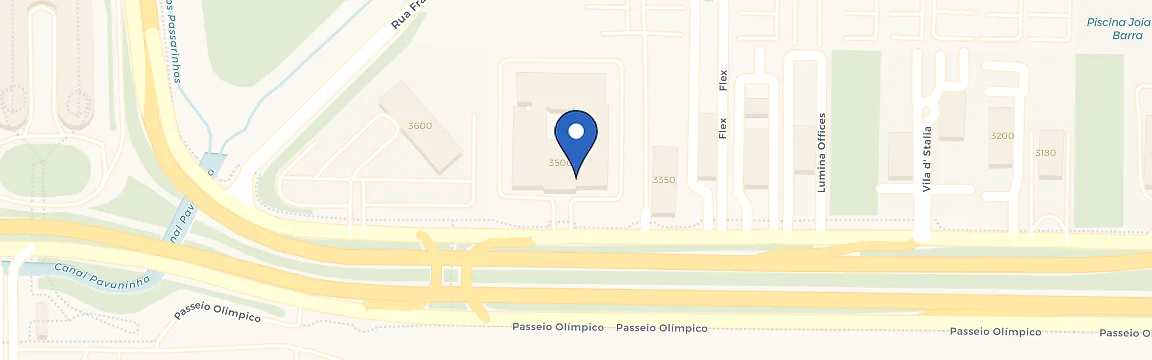 Mapa da estação Vision Offices