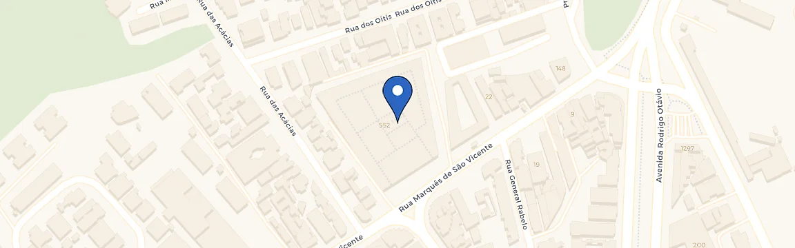 Mapa da estação Recar Shopping Da Gávea