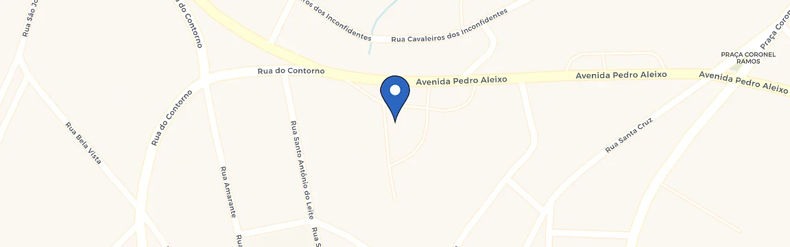 Mapa da estação Posto Pedrosa