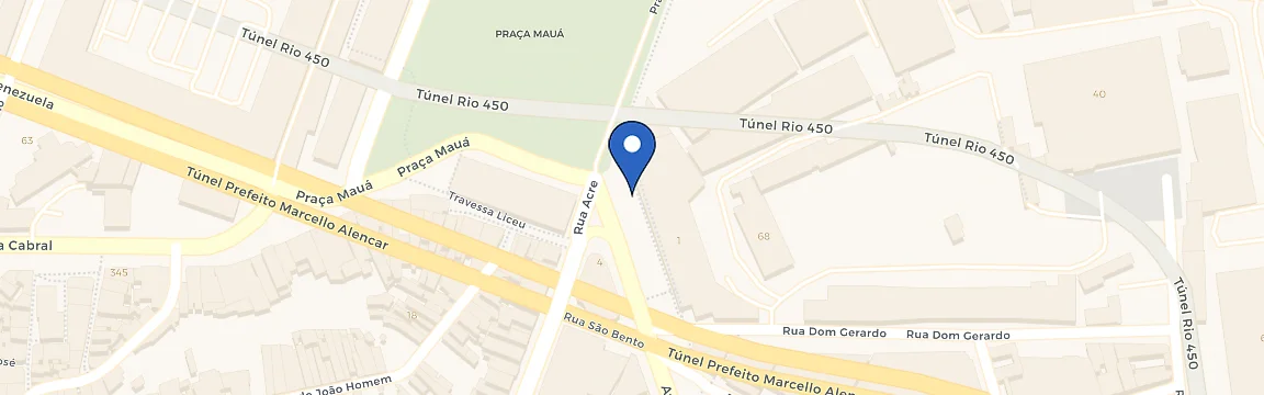 Mapa da estação Prédio Comercial RB1