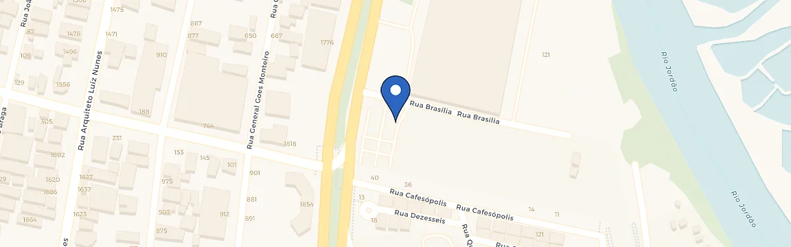 Mapa da estação Granvia Ford