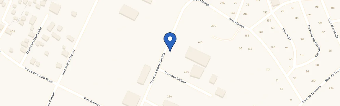 Mapa da estação Comunidade Batista Vida