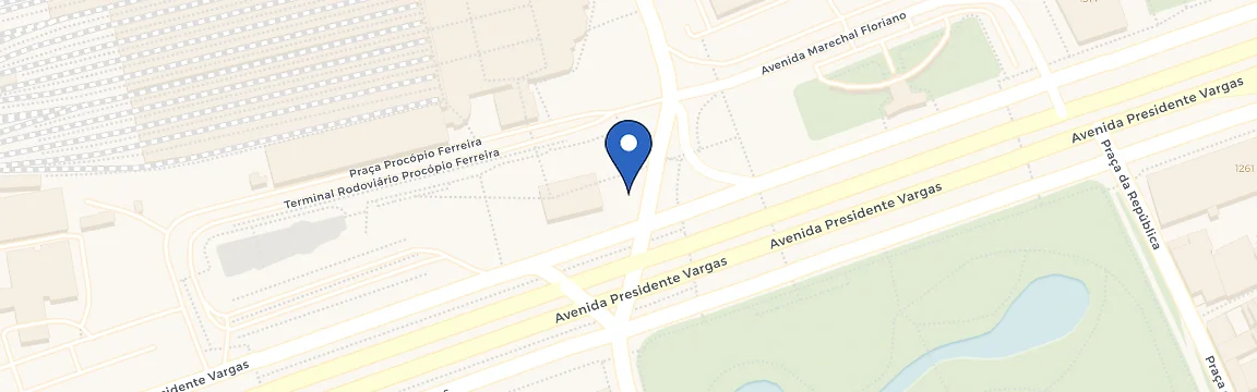 Mapa da estação Posto Docentro