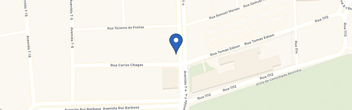 Mapa da estação Garibaldi