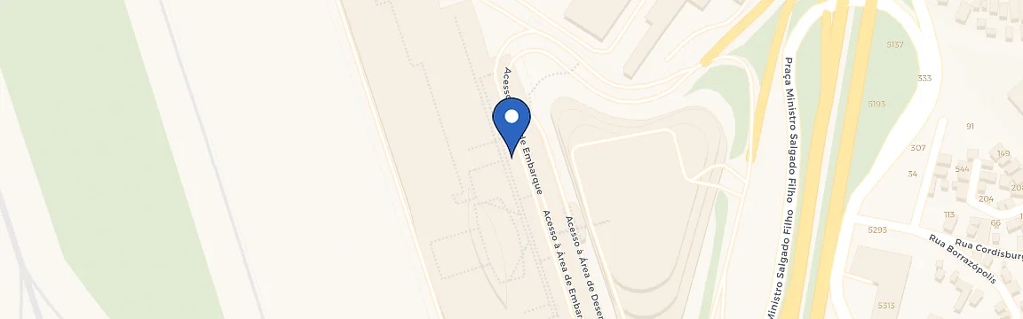 Mapa da estação Aeroporto Recife 1