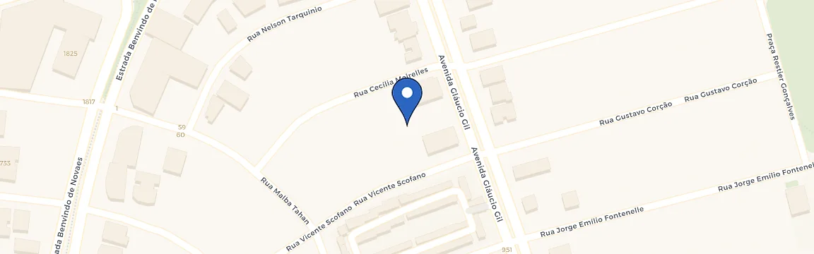 Mapa da estação Cond. Residencial Bandeirantes