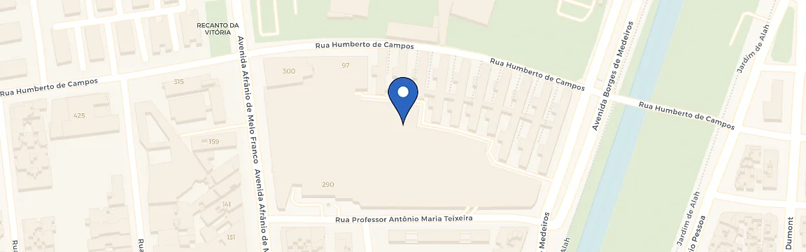 Mapa da estação Shopping Leblon