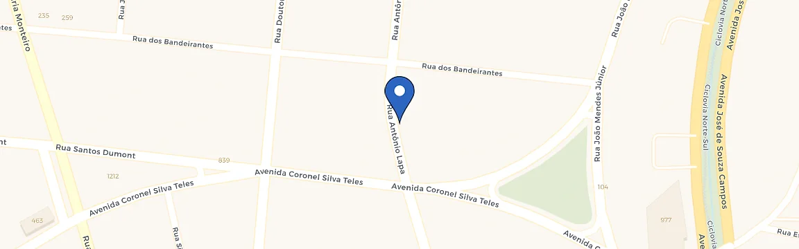 Mapa da estação Loja Interluz
