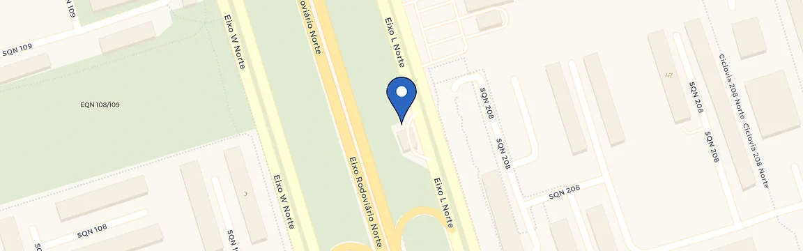 Mapa da estação Canaã - Posto Br