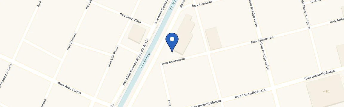 Mapa da estação Omoda Marajó Bauru