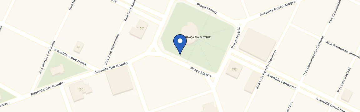 Mapa da estação Praça Da Matriz
