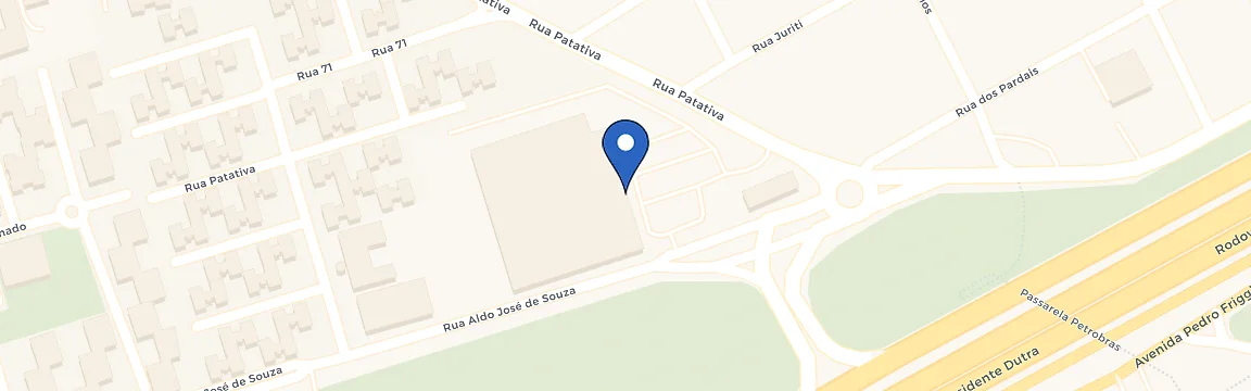 Mapa da estação Makro Atacadista SJC