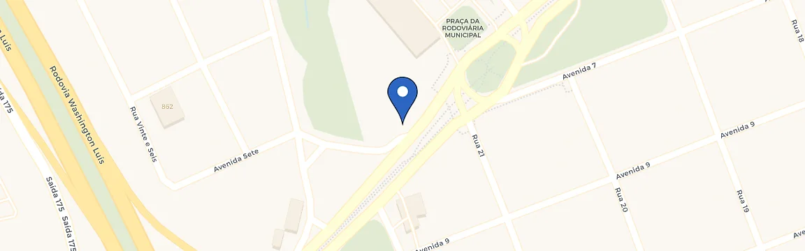 Mapa da estação Santa Emília Renault