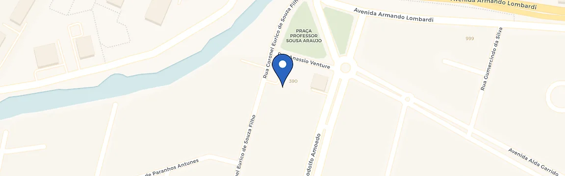Mapa da estação Hortifruti - Barra Da Tijuca