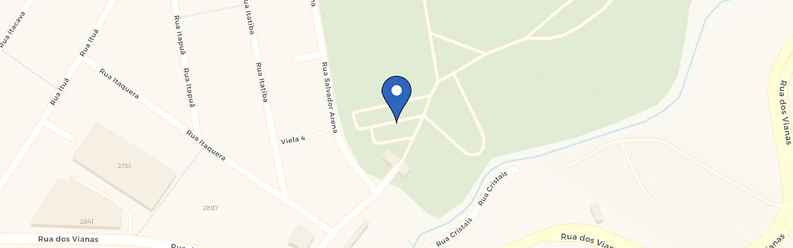 Mapa da estação Cemitério Jardim Da Colina