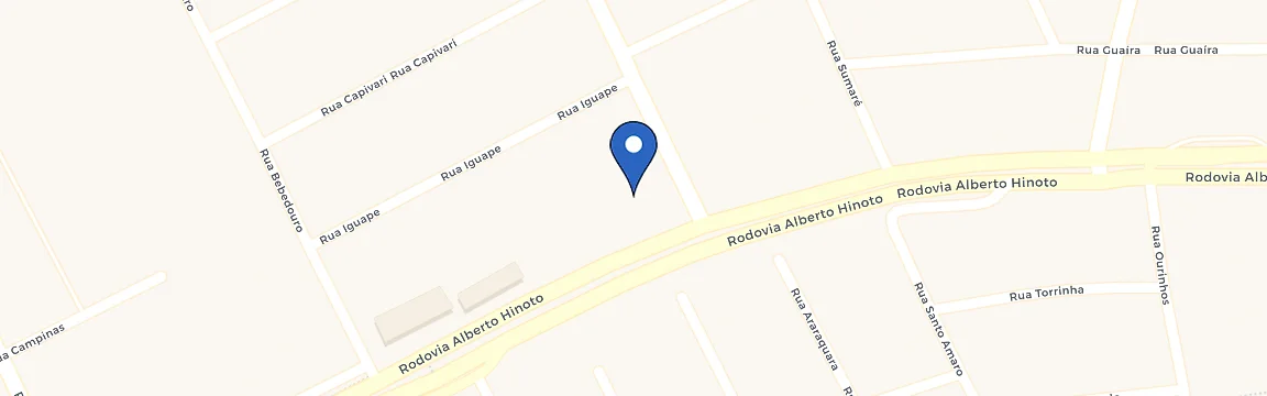 Mapa da estação V8 Baterias Autocenter